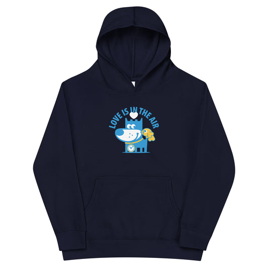 Love Is In The Air I . Kids Fleece Hoodie