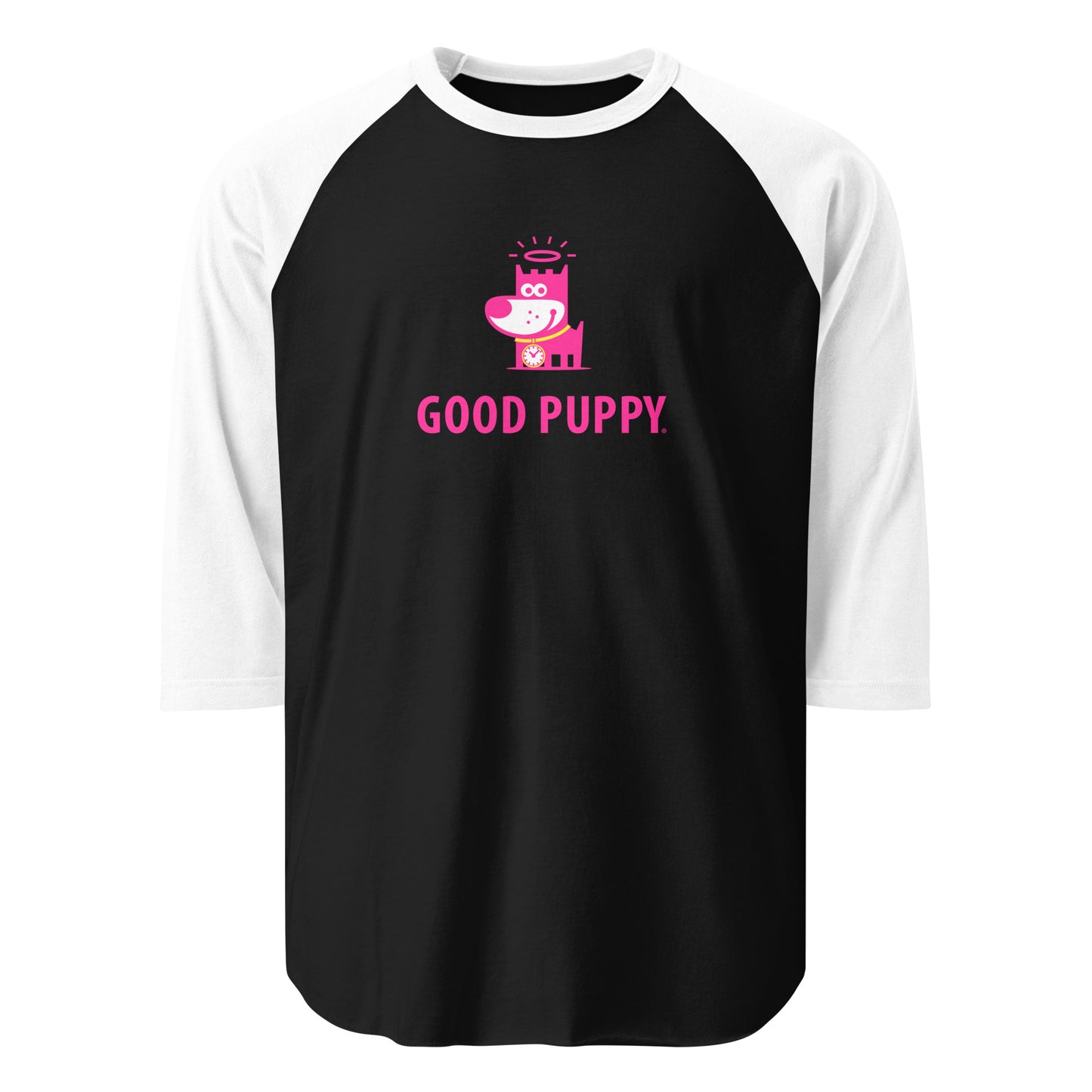 Logo Pink . 3/4 Sleeve Raglan Shirt