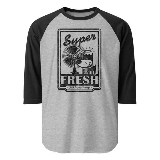 Super Fresh . 3/4 Sleeve Raglan Shirt