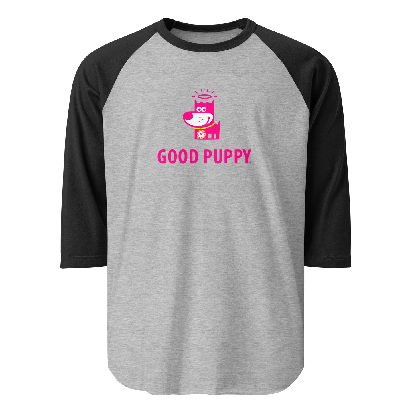 Logo Pink . 3/4 Sleeve Raglan Shirt