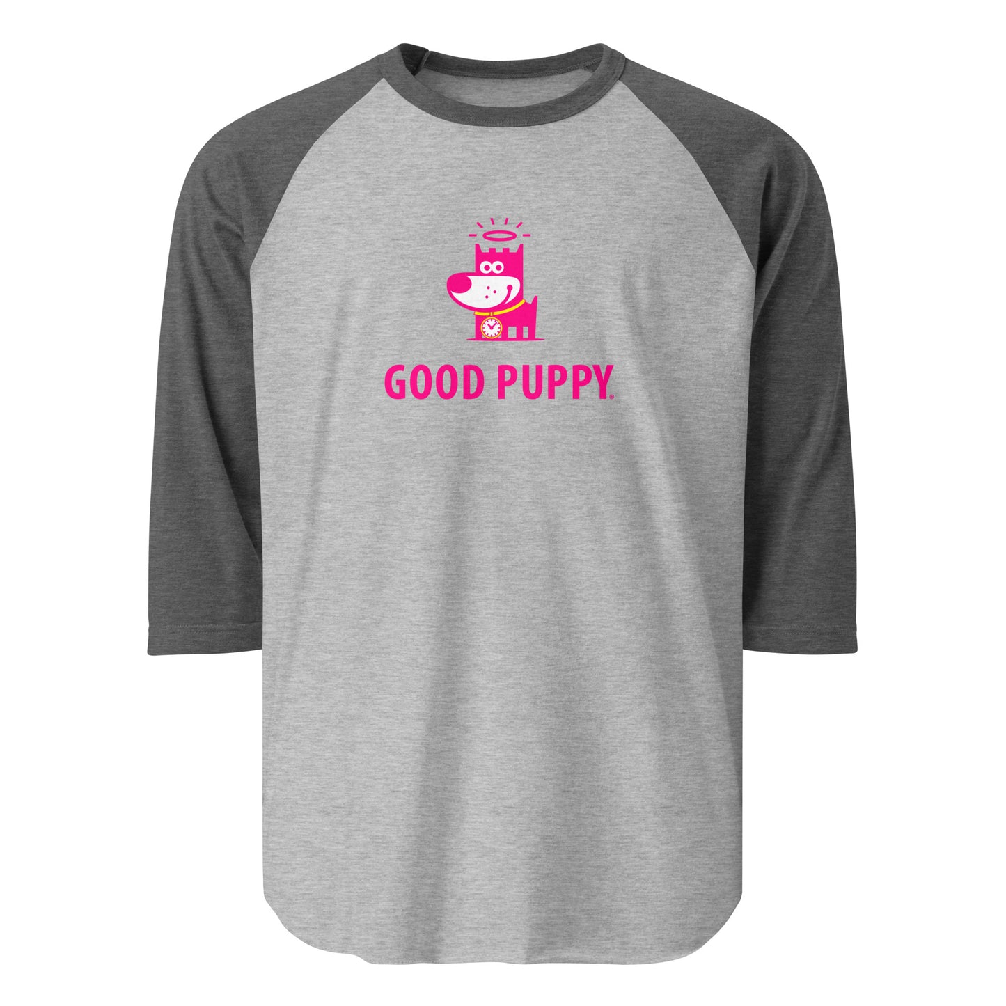 Logo Pink . 3/4 Sleeve Raglan Shirt