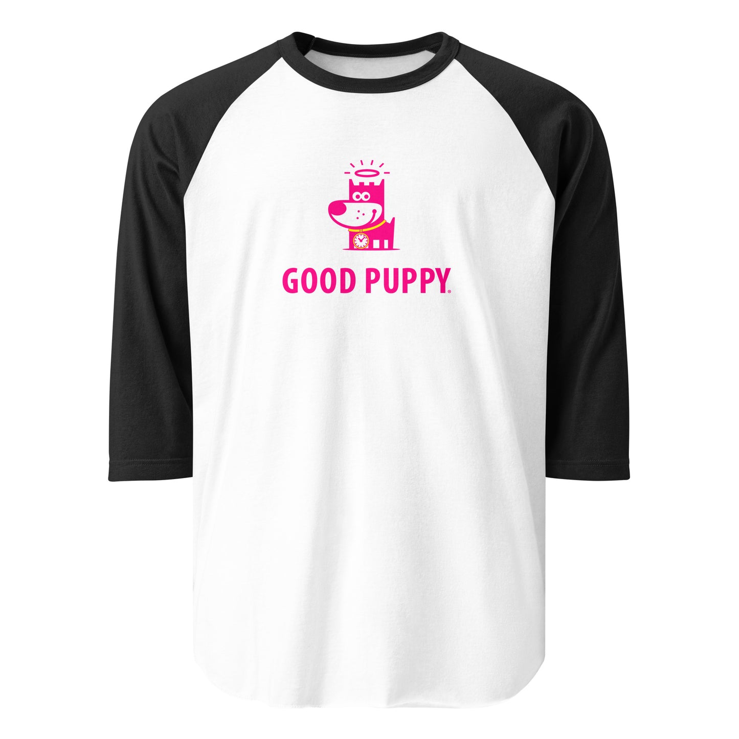 Logo Pink . 3/4 Sleeve Raglan Shirt