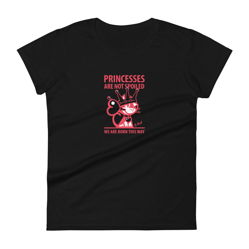 Betty Bad Kitty . Princesses I . Women's Short Sleeve T-Shirt