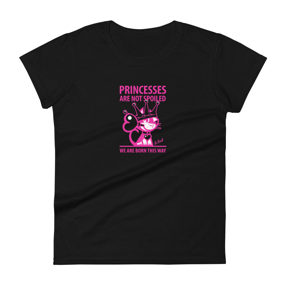 Betty Bad Kitty . Princesses III . Women's Short Sleeve T-Shirt