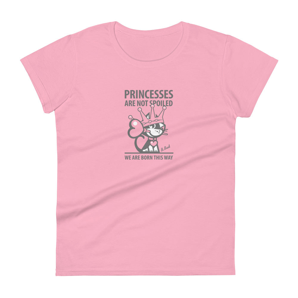 Betty Bad Kitty . Princesses V . Women's Short Sleeve T-Shirt