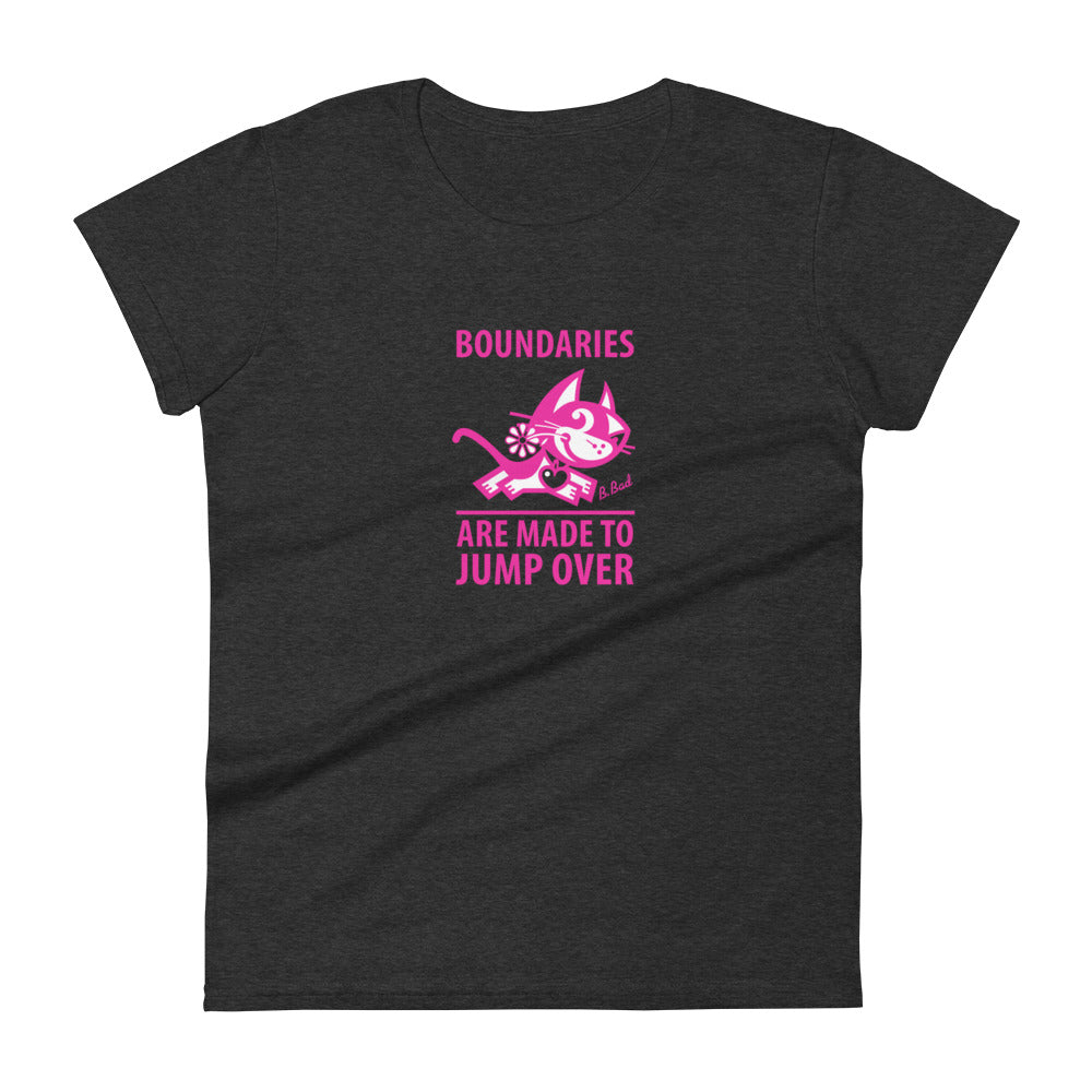 Betty Bad Kitty . Boundaries III . Women's Short Sleeve T-Shirt