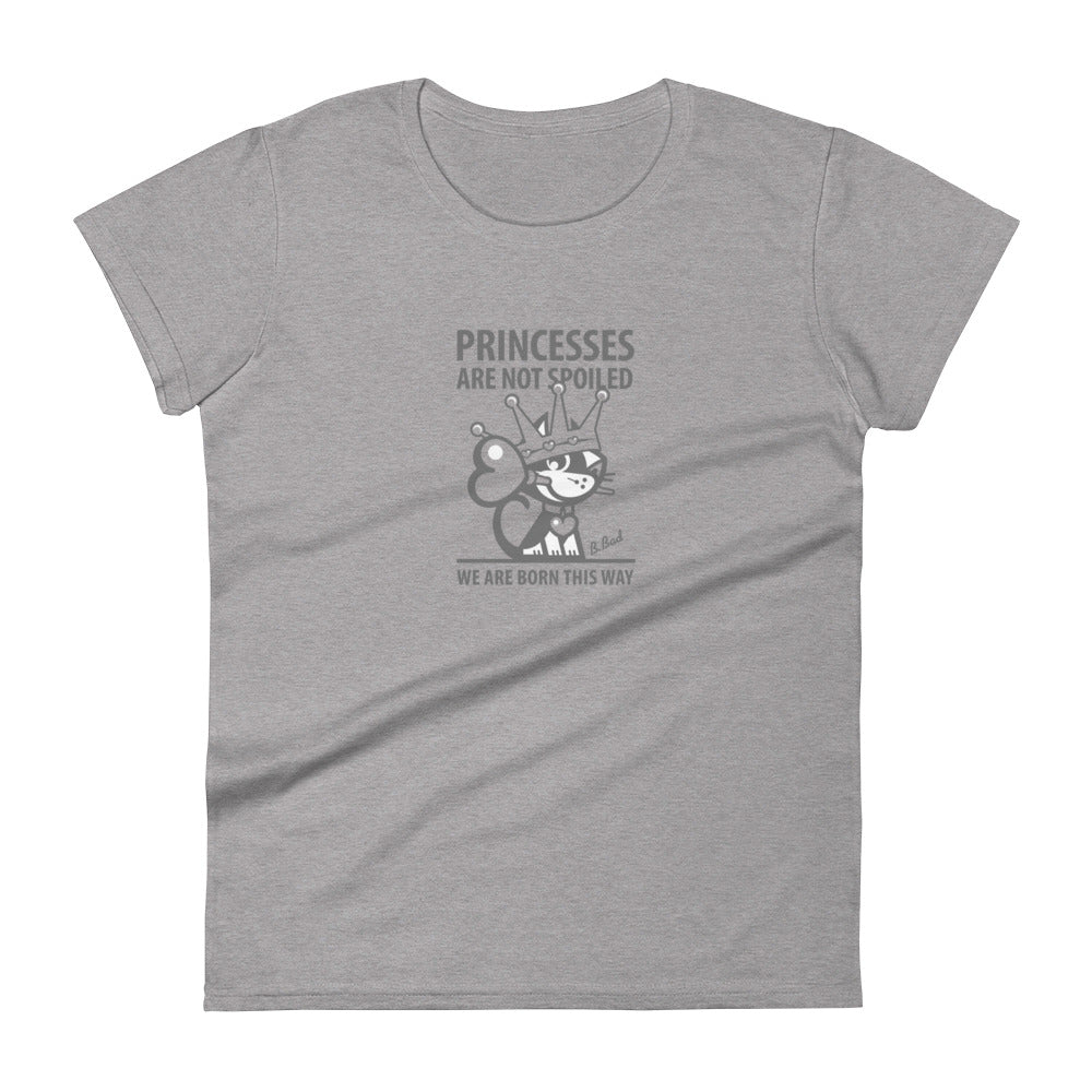 Betty Bad Kitty . Princesses V . Women's Short Sleeve T-Shirt