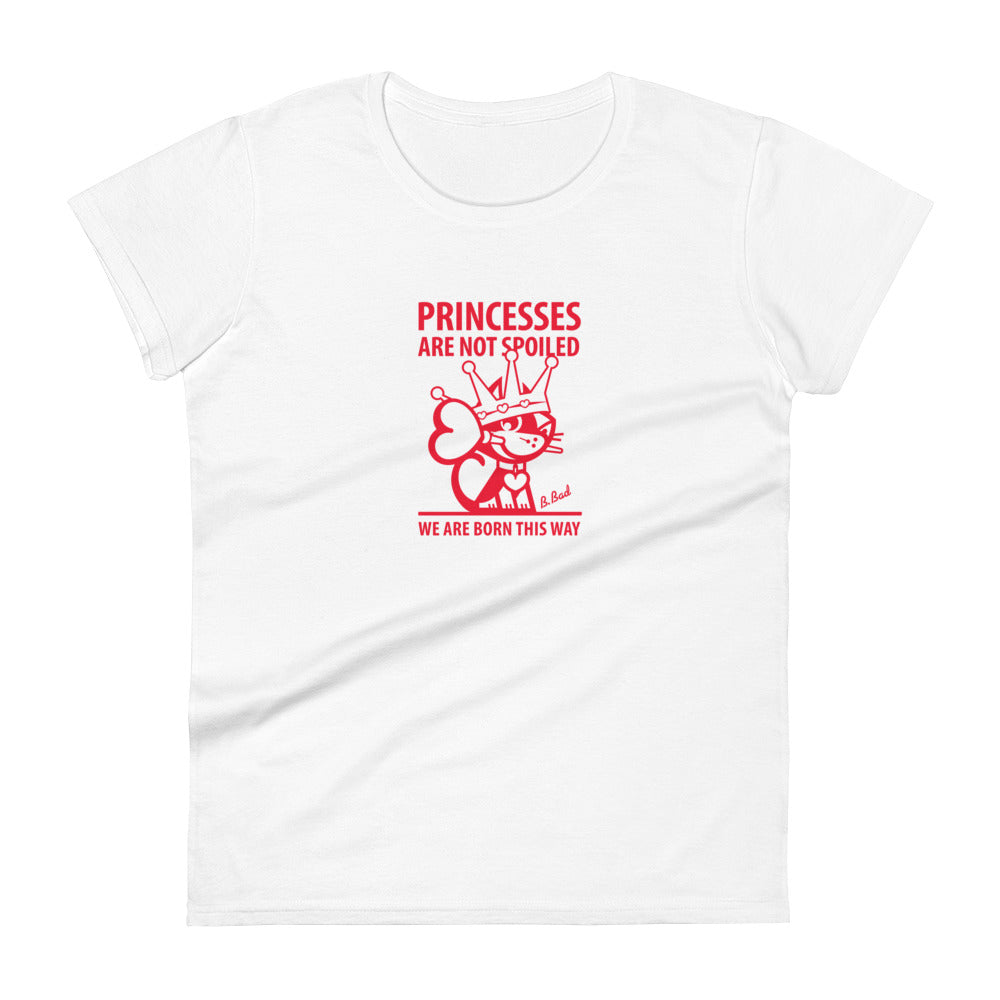 Betty Bad Kitty . Princesses I . Women's Short Sleeve T-Shirt