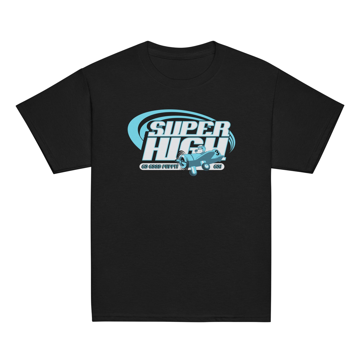 Super High . Blue . Youth Classic Tee