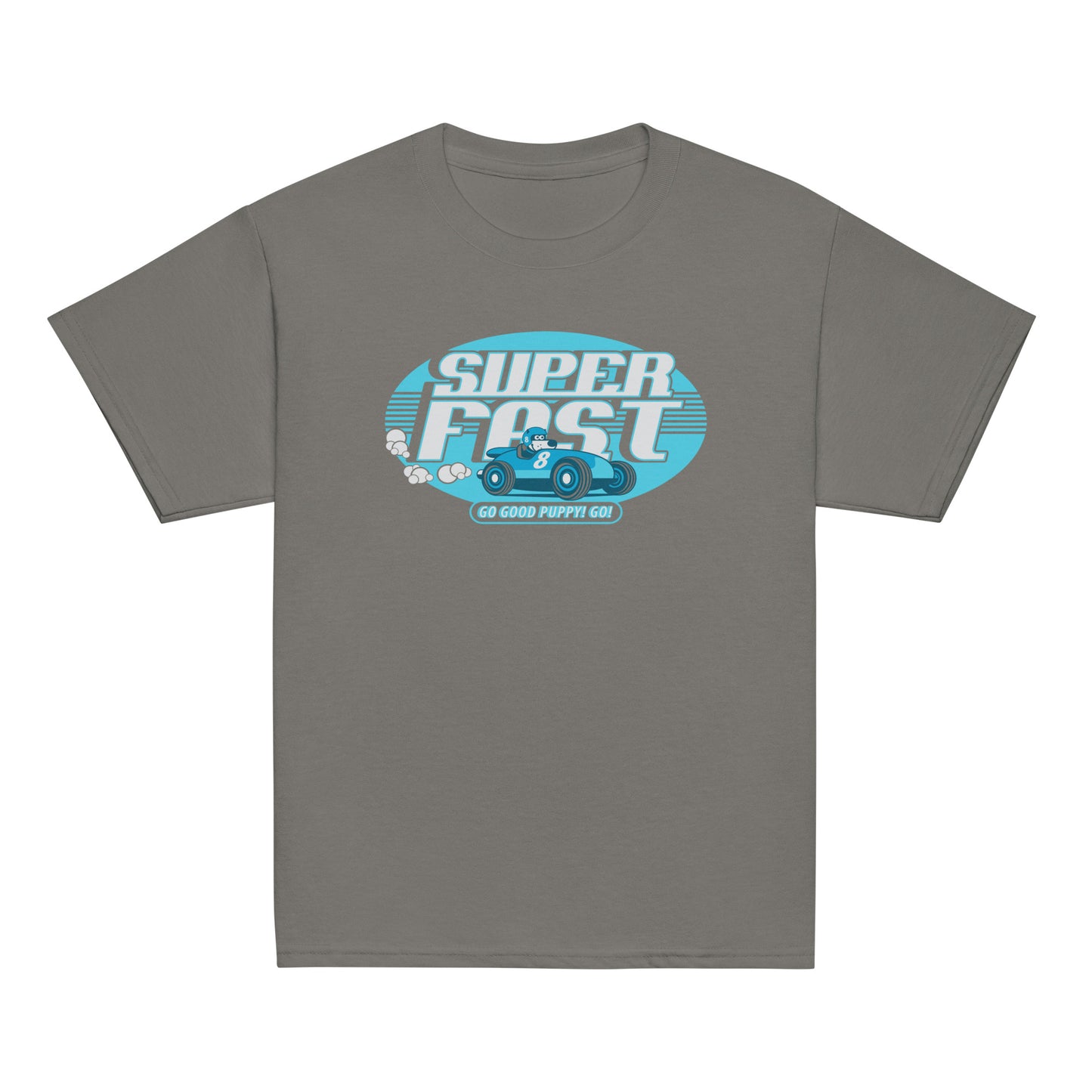 Super Fast . Blue . Youth Classic Tee