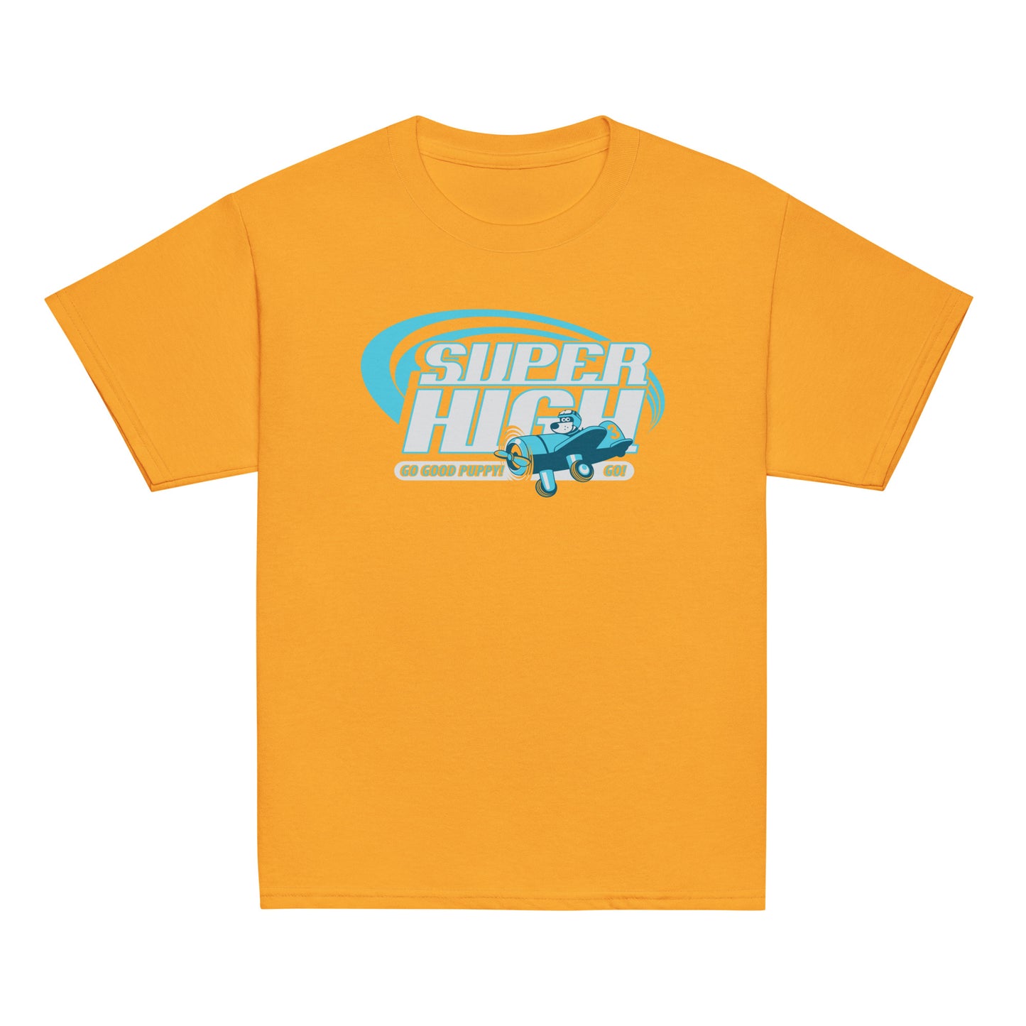 Super High . Blue . Youth Classic Tee