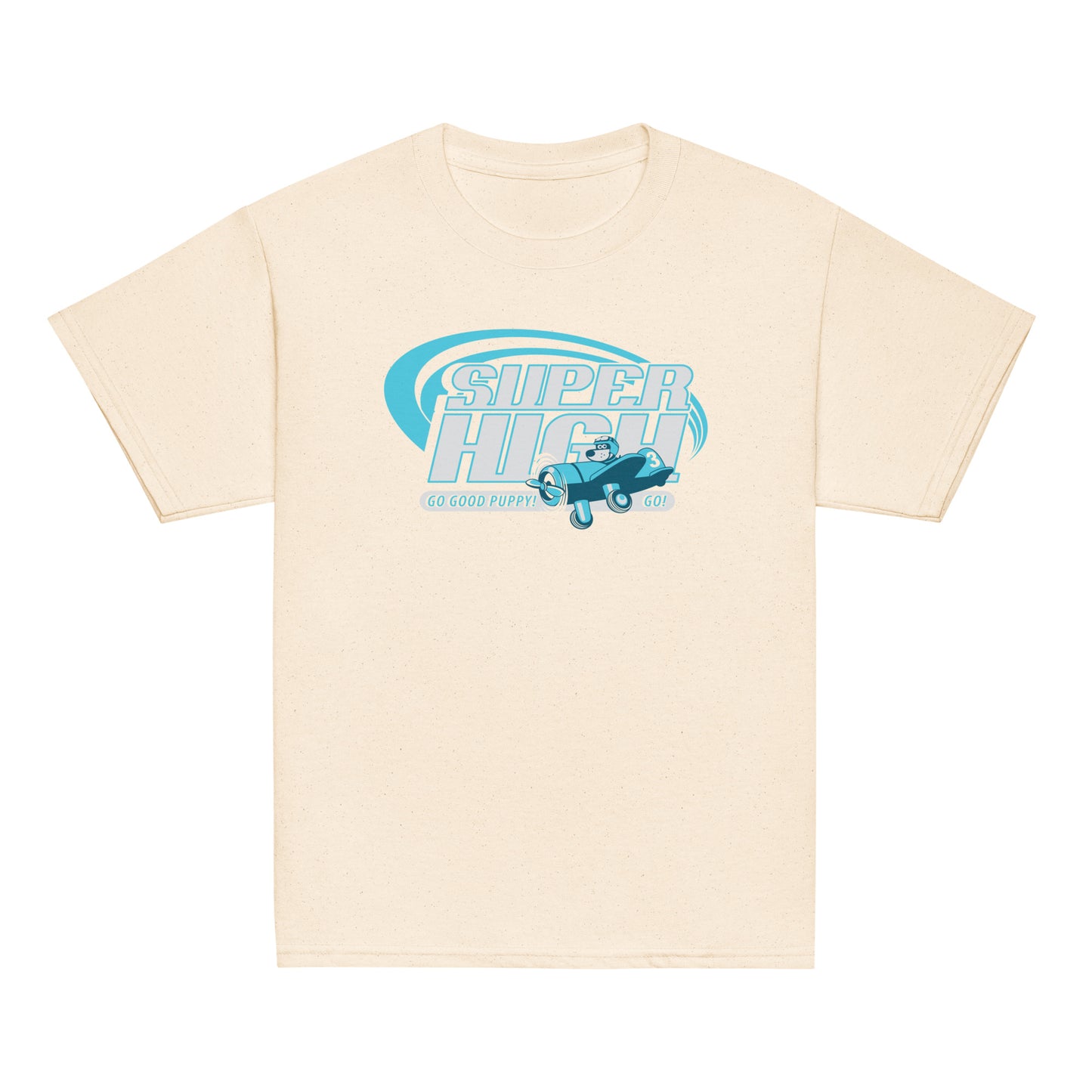 Super High . Blue . Youth Classic Tee