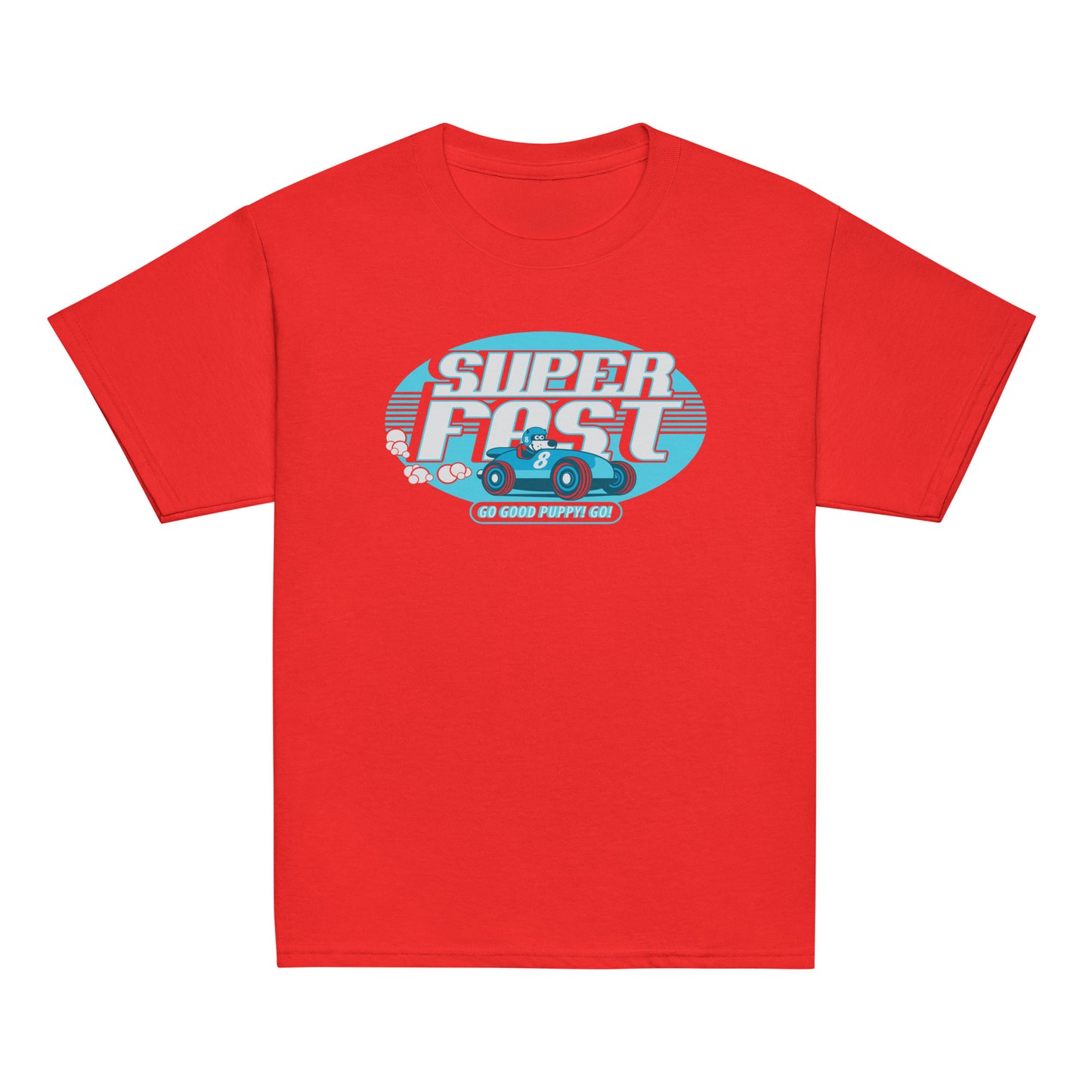 Super Fast . Blue . Youth Classic Tee