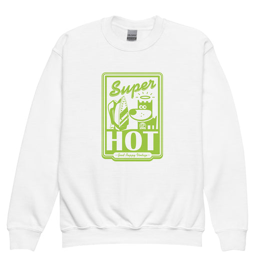 Super Hot I . Youth Crewneck Sweatshirt