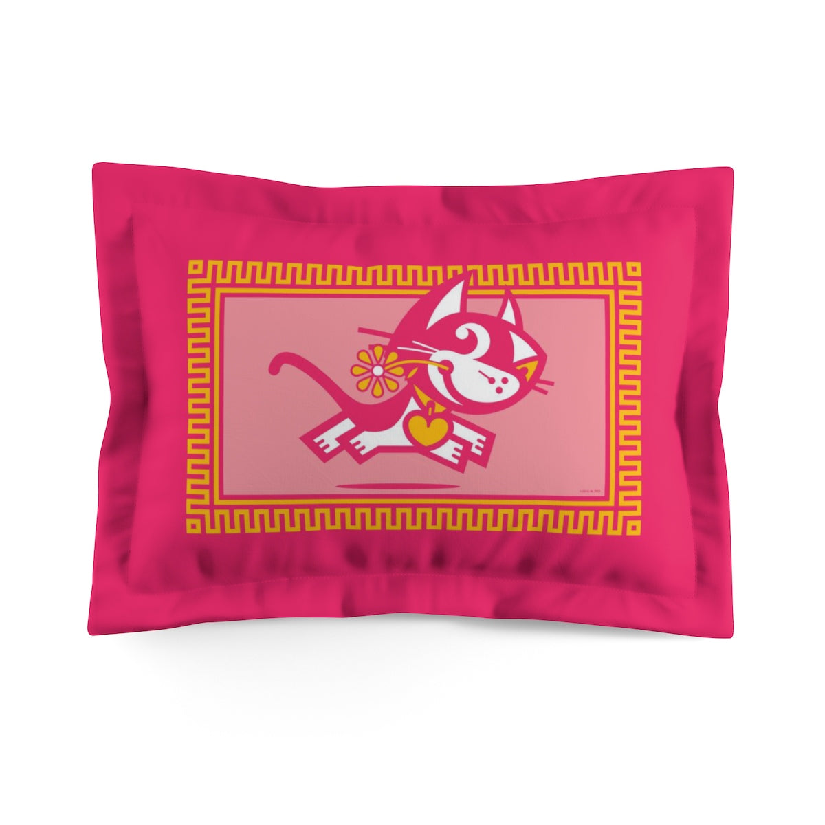 Betty Bad Kitty . Pop III . Kitty . Pillow Sham