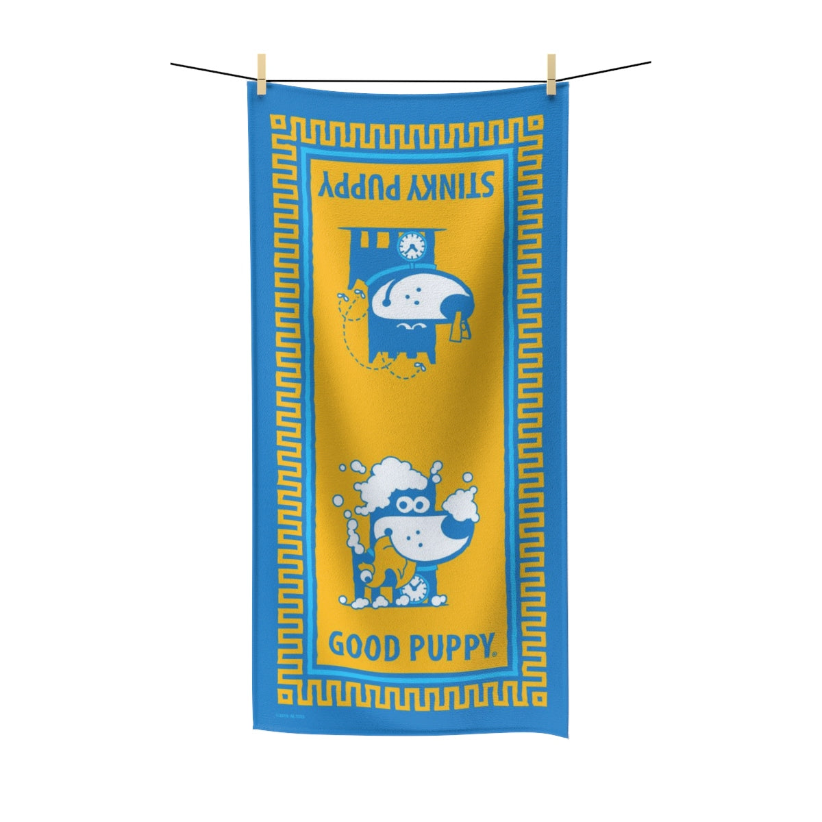 Good Puppy Bath I . Polycotton Towel