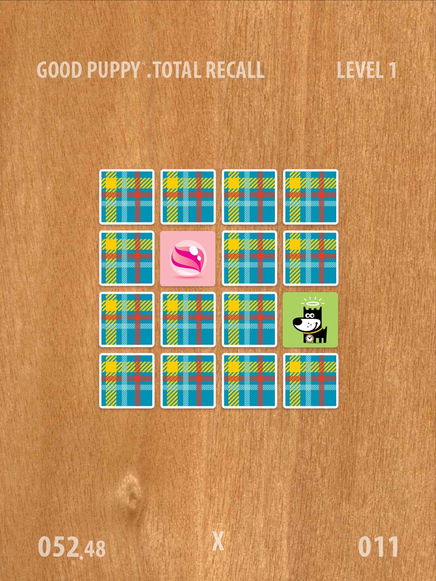Good Puppy Total Recall . Memory Game