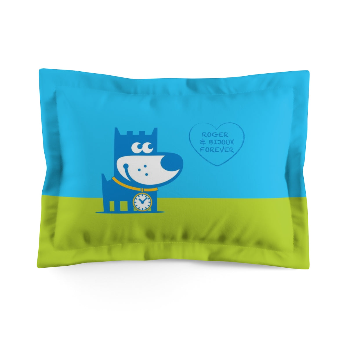 BFF I . Pillow Sham Left