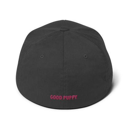 Good Puppy Logo Pink . Structured Baseball Cap