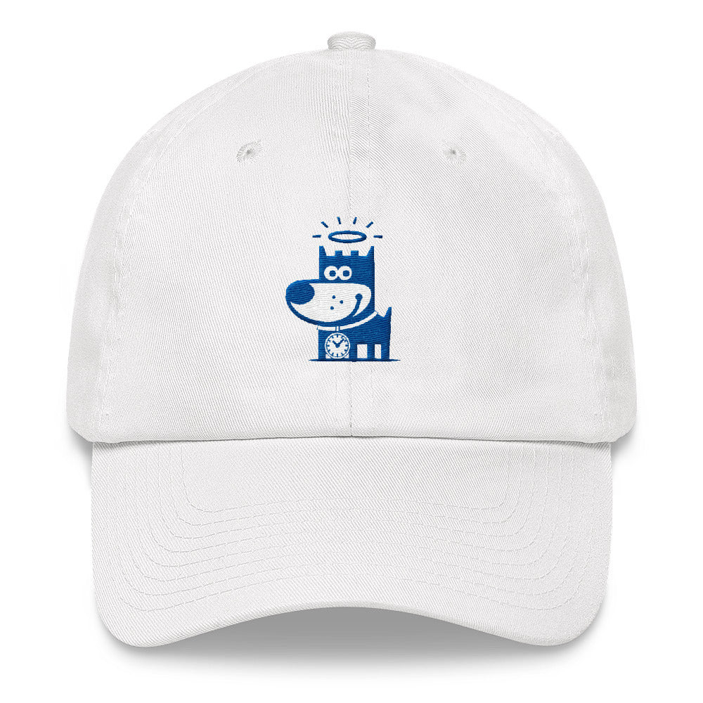 Good Puppy Logo Blue . Unstructured Baseball Cap