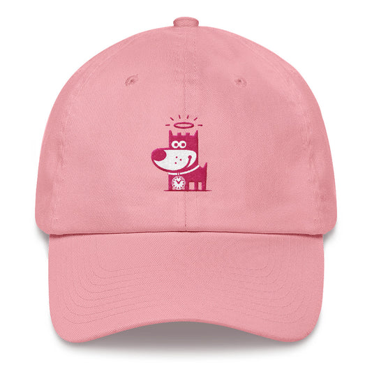 Good Puppy Logo Pink . Unstructured Baseball Cap