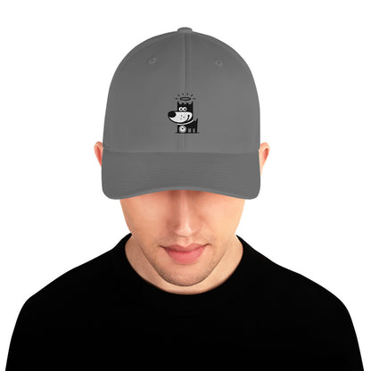 Good Puppy Logo Black . Structured Baseball Cap