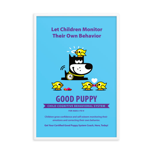 Good Puppy System Practice Promo Poster V . Framed 24x36