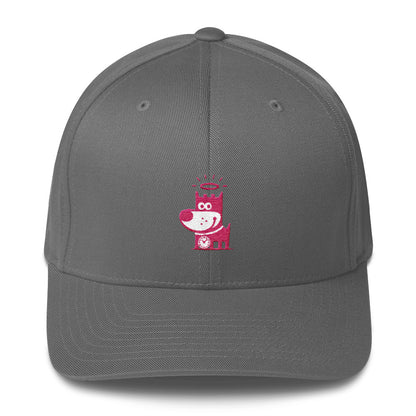 Good Puppy Logo Pink . Structured Baseball Cap