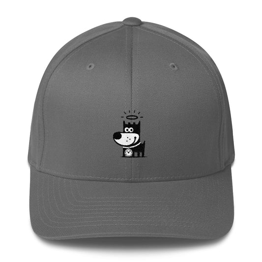 Good Puppy Logo Black . Structured Baseball Cap