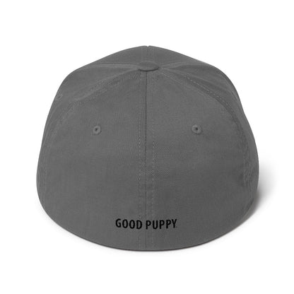 Good Puppy Logo Black . Structured Baseball Cap